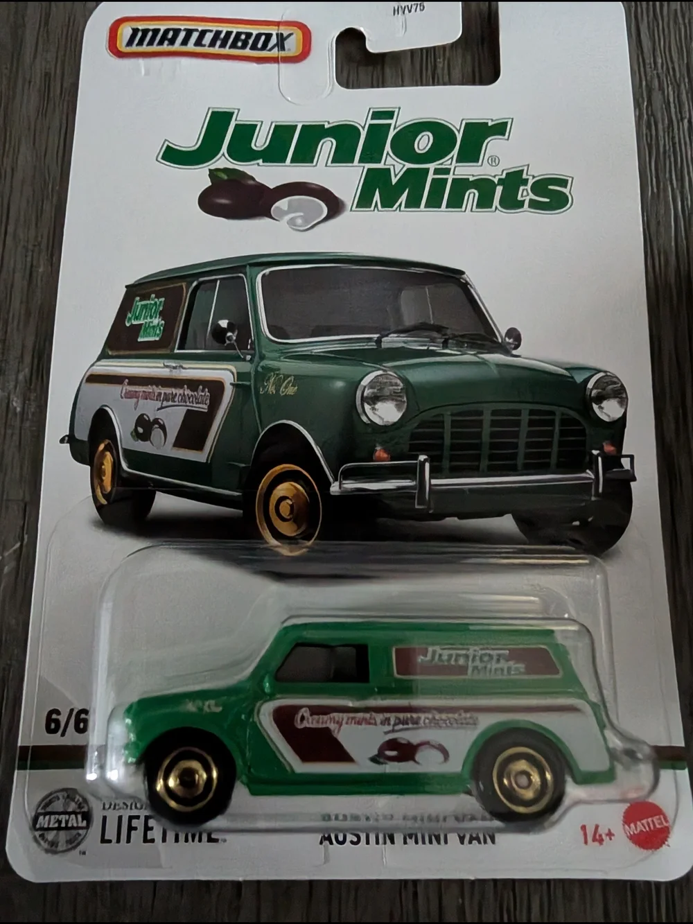 Match Junior Mints Austin Mini Van - Green Toy Car